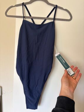 Jolyn Perry Navy One-Piece Girls Swimsuit